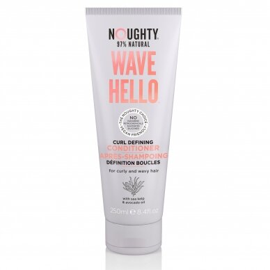 Noughty Wave Hello conditioner for curly and wavy hair with avocado oil and seaweed extracts 2