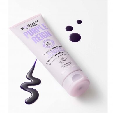Noughty Purple Reign yellow hair tone correcting shampoo with blueberry and blackcurrant extracts, 250 ml 1