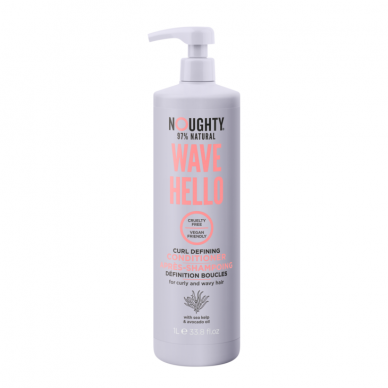 Noughty Wave Hello conditioner for curly and wavy hair with avocado oil and seaweed extracts 1