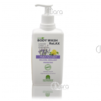 Natura House relaxing body wash with lavender and lemon essential oils 2