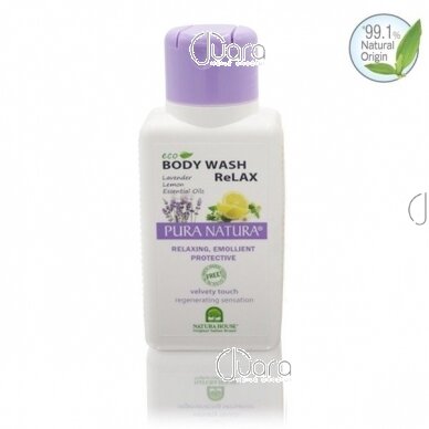 Natura House relaxing body wash with lavender and lemon essential oils 1