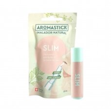AromaStick SLIM padedantis reguliuoti svorį uostukas – nosies inhaliatorius, 0,8ml (Trumpas galiojimas)