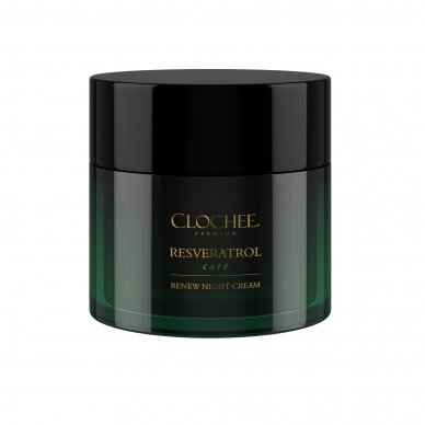 Clochee regenerating night cream with resveratrol, 50 ml