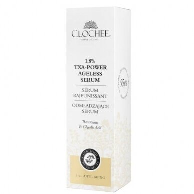 Clochee face serum with tranexamic and glycolic acids, 30 ml (Short validity)