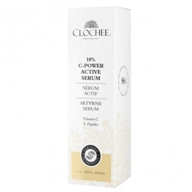 Clochee veido serumas su vitaminu C ir peptidais, 30ml (Trumpas galiojimas)
