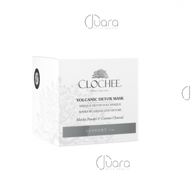 Clochee vulkaninės kilmės detoksikuojamoji kaukė, 50 ml (Trumpas galiojimas)