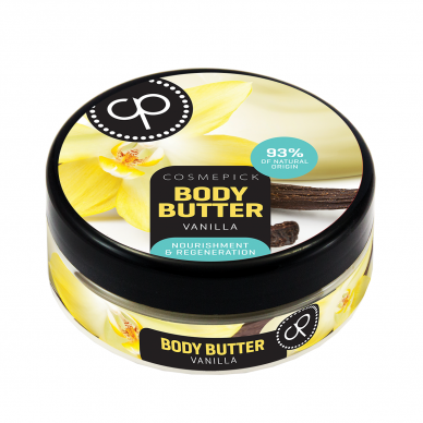 Cosmepick nourishing body butter with vanilla extract, 200 ml