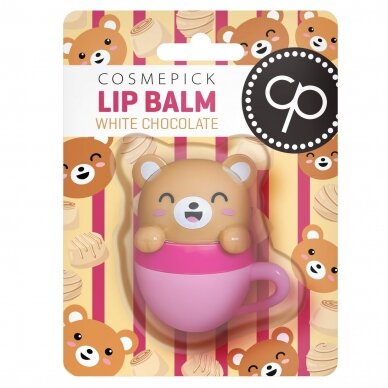 Cosmepick lip balm white chocolate scent, 6 g