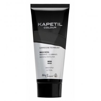 Helen Seward Kapetil plaukų spalvą atgaivinanti kaukė Black, 200ml