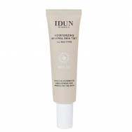 IDUN Minerals mitrinošs sejas krēms ar toni SPF 30, Light/Medium Nr. 1412, 27 ml