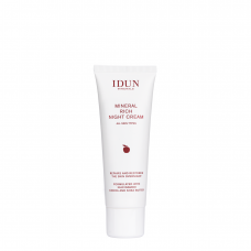 IDUN Minerals atjaunojošs nakts sejas krēms ar niacinamīdu, visiem ādas tipiem, 50 ml