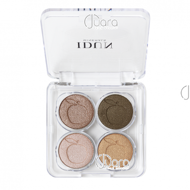 IDUN Minerals 4-цветные тени для век Brunkulla No. 4402, 4 г