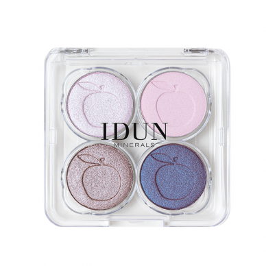 IDUN Minerals 4-цветные тени для век Norrlandssyren no. 4405, 4 г 3