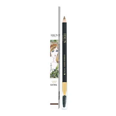 IDUN Minerals eyebrow pencil light brown color Björk no. 5204, 1.2 g (Kopija)