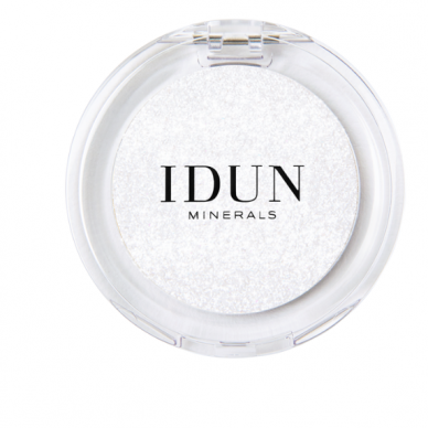 IDUN Minerals spīdīgas vienkrāsainas acu ēnas Snöflinga Nr. 4114, 2,4 g 2