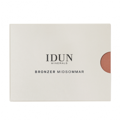 IDUN Minerals bronzinanti pudra suteikianti švytėjimo Midsommar, 4,6 g (šiltas atspalvis) 2