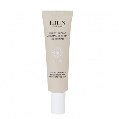 IDUN Minerals moisturizing face cream with tint SPF 30, Light no