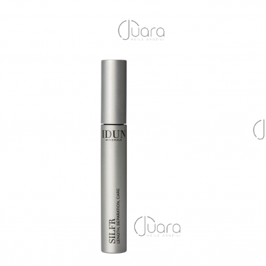 IDUN Minerals lengthening and separating mascara, brown Silfr no. 5004, 11 ml 2