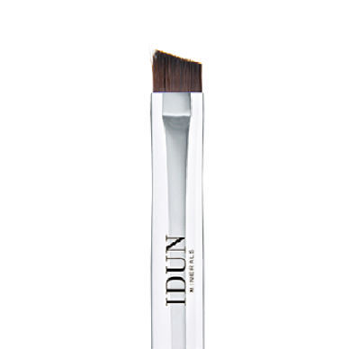 IDUN Minerals diagonal eye and eyebrow shadow brush no. 8009