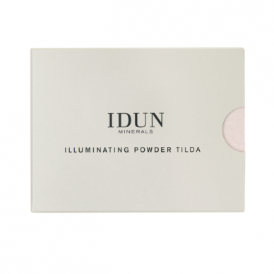 IDUN Minerals kompaktinė pudra suteikianti švytėjimo Tilda Nr. 1522, 3,5 g 2