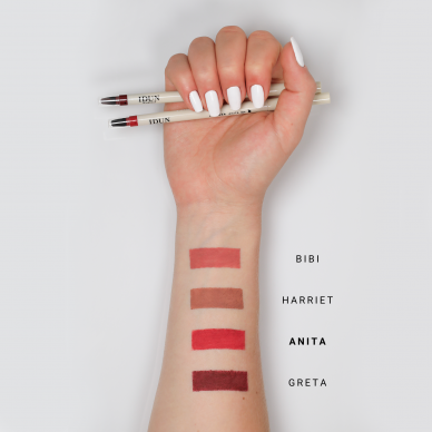 IDUN Minerals lip pencil Anita red no. 6304, 0.3 g (Kopija) 2