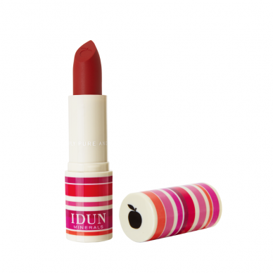 IDUN Minerals matte lipstick Jordgubb no. 6107, 4 g