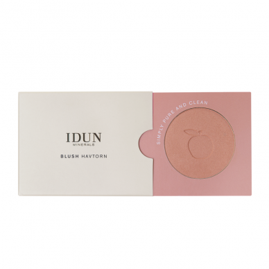 IDUN Minerals blush Havtorn no. 3021 (Brown Pink), 5.9 g