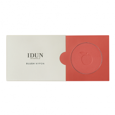 IDUN Minerals blush Akerbar no. 3022 (Coral), 5.9 g (Kopija) (Kopija)