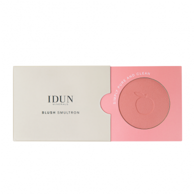 IDUN Minerals blush Smultron no. 3011 (Peach Pink), 5.9 g