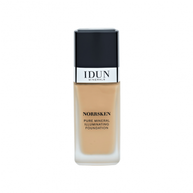 IDUN Minerals skystas makiažo pagrindas Norrsken Embla Nr. 1215, 30 ml