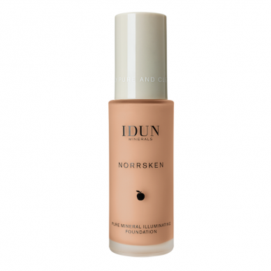 IDUN Minerals skystas makiažo pagrindas Norrsken Siri Nr. 1210, 30 ml