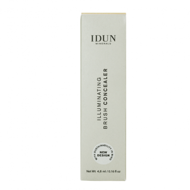 IDUN Minerals liquid concealer with applicator Havre no. 2002 (pink shade, for cold tones), 4.6 ml 2