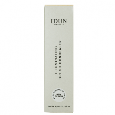 IDUN Minerals liquid concealer with applicator Raps no. 2001 (yellow shade, for warm tones), 4.6 ml 2