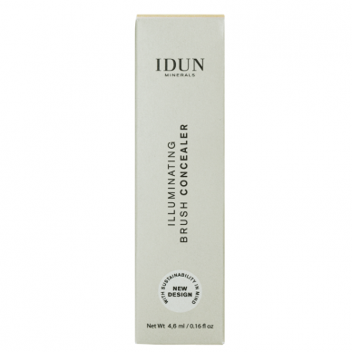 IDUN Minerals skystas maskuoklis su aplikatoriumi Raps Nr. 2001 (gelsvo atspalvio, šiltiems tonams), 4,6 ml 2