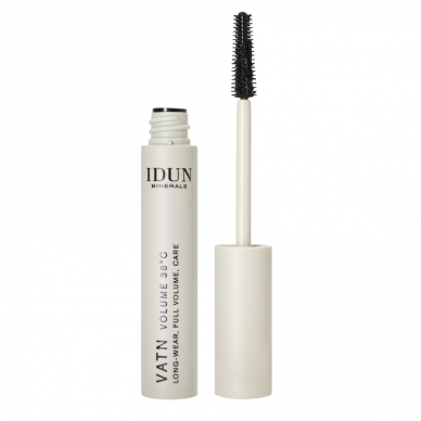 IDUN Minerals volumizing waterproof mascara, black color Vatn Volume No. 5016, 9 ml