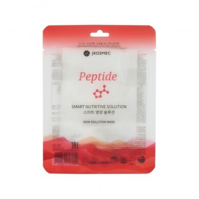 Jkosmec sheet face mask with peptides, 1pc