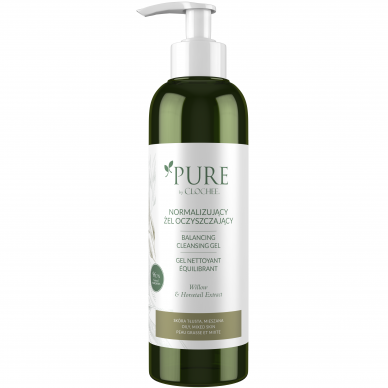 Pure by Clochee balansuojamasis valomasis gelis veidui, 200ml