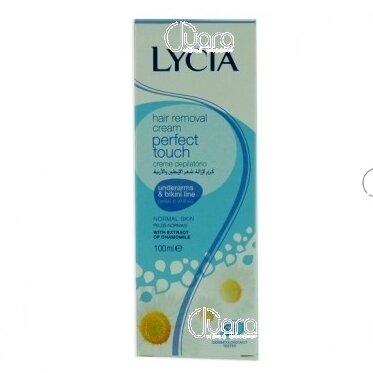 Lycia Perfect Touch depilatory cream for armpit and bikini area hair removal (normal skin), 100ml (Damaged packaging)