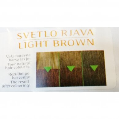 Martis Respect īstermiņa matu krāsa  "Light Brown" 1