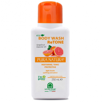 Natura House ECO body wash ReTONE with grapefruit essential oils, 250ml