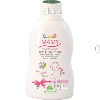 Natura House Cucciolo refreshing, toning lotion for legs for expectant and nursing mothers, 200ml