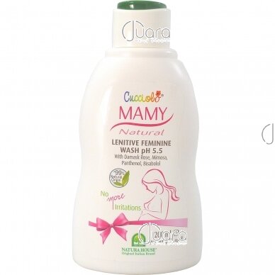 Natura House Cucciolo intymios higienos prausiklis besilaukiančioms maitinančioms mamoms, pH 5,5, 200ml