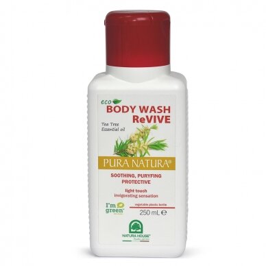 Natura House ECO body wash REVIVE with tea tree essential oils, 250ml