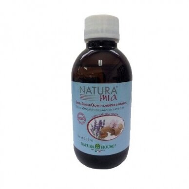 Natura House almond oil with lavender and patchouli extracts, 200ml