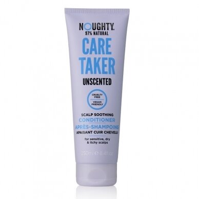 Noughty Care Taker unscented soothing conditioner for sensitive scalp with oat extracts and bisabolol, 250 ml