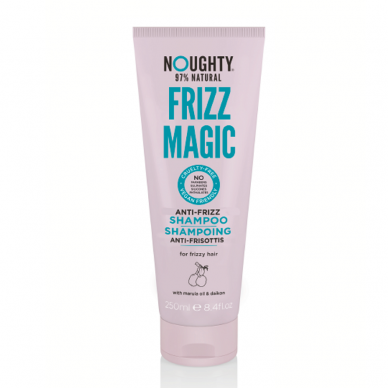 Noughty Frizz Magic Разглаживающий шампунь с маслом марулы и экстрактом японской редьки, 250 мл