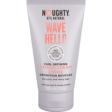 Noughty Wave Hello Curl Крем для вьющихся и волнистых волос с экстрактом морских водорослей и маслом манго, 150 мл