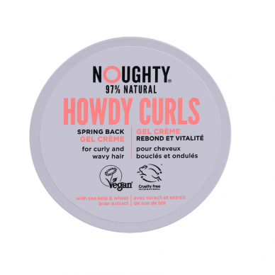 Noughty Howdy Curls medium strength styling gel-cream for curly or wavy hair, 200ml