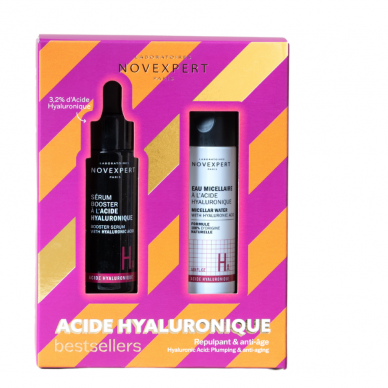 Novexpert facial care set with hyaluronic acid.