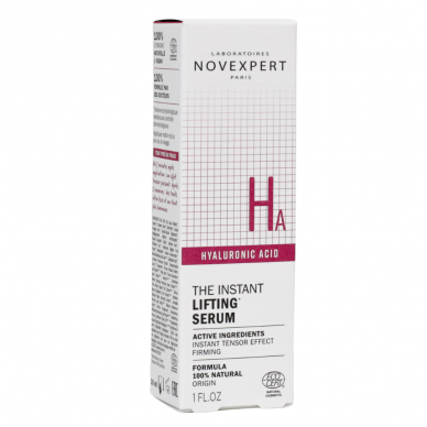 Novexpert stangrinamasis veido serumas su hialurono rūgštimi Instant lifting, 30 ml